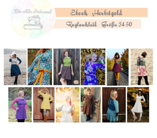 Ebook Herbstgold - Raglankleid Gr. 34-50